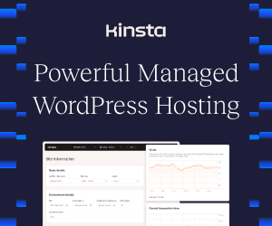 We recommend Kinsta for premium managed hosting services. Check it out for more details.