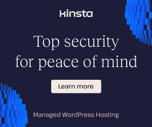 We recommend Kinsta for premium managed hosting services. Check it out for more details.