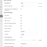 Advanced post navigator plugin settings page 1