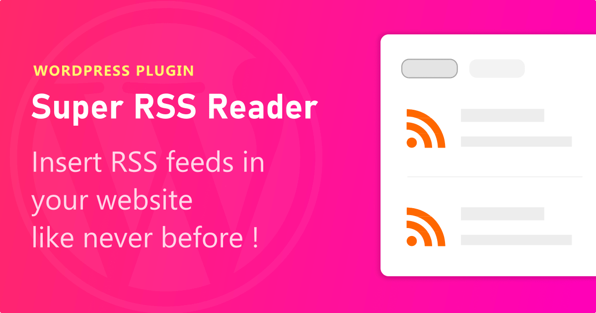 Super RSS Reader